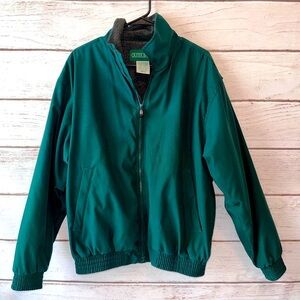 Vintage Outer Banks Men’s Full-Zip Jacket - Size Medium Classic Retro Dark Green